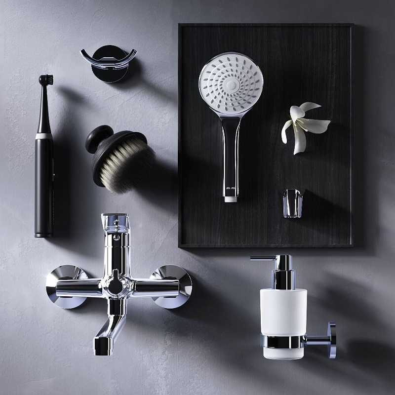 Смеситель для ванны и душа AM.PM X-Joy F85A90200 длинный излив, хром