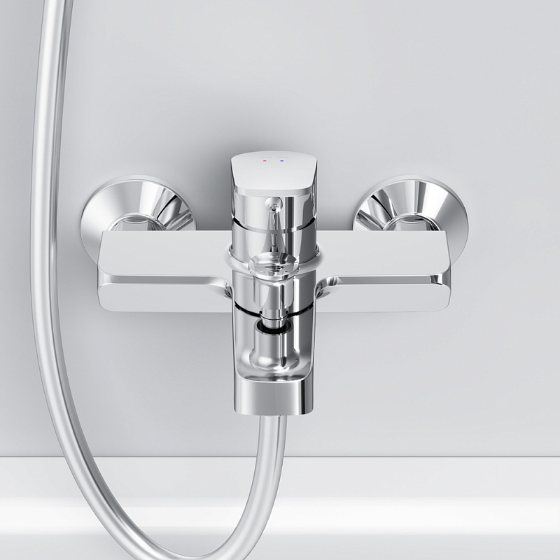 Смеситель для ванны и душа AM.PM Func F8F10000 хром