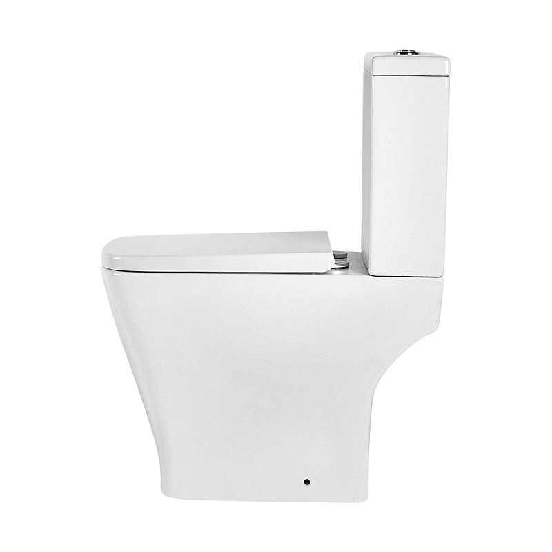 Унитаз-компакт напольный AM.PM Struktura C9S8600SC безободковый с сиденьем микролифт, белый