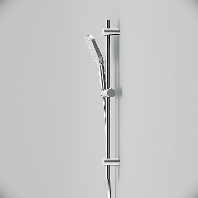 Душевой гарнитур AM.PM Func F018F000 штанга, шланг, лейка 3 режима, хром