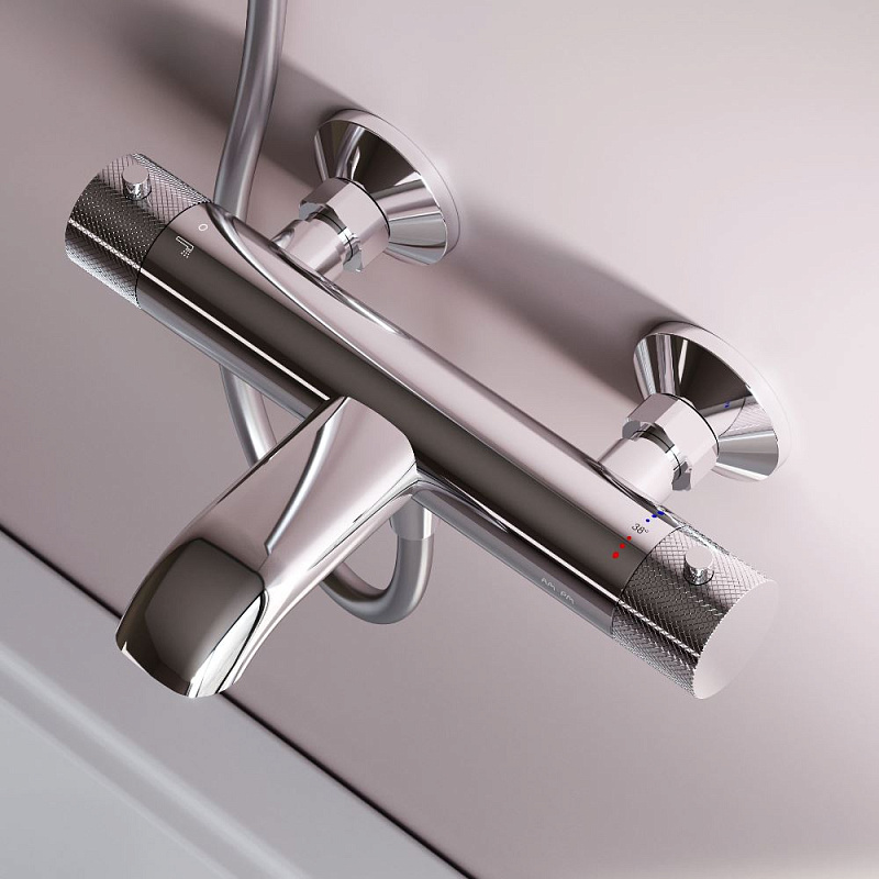 Смеситель для ванны и душа AM.PM Libre F6050000 термостат хром