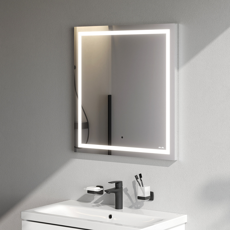 Зеркало с подсветкой в ванную прямоугольное 65 AM.PM Gem M91AMOX0651WG сенсорное