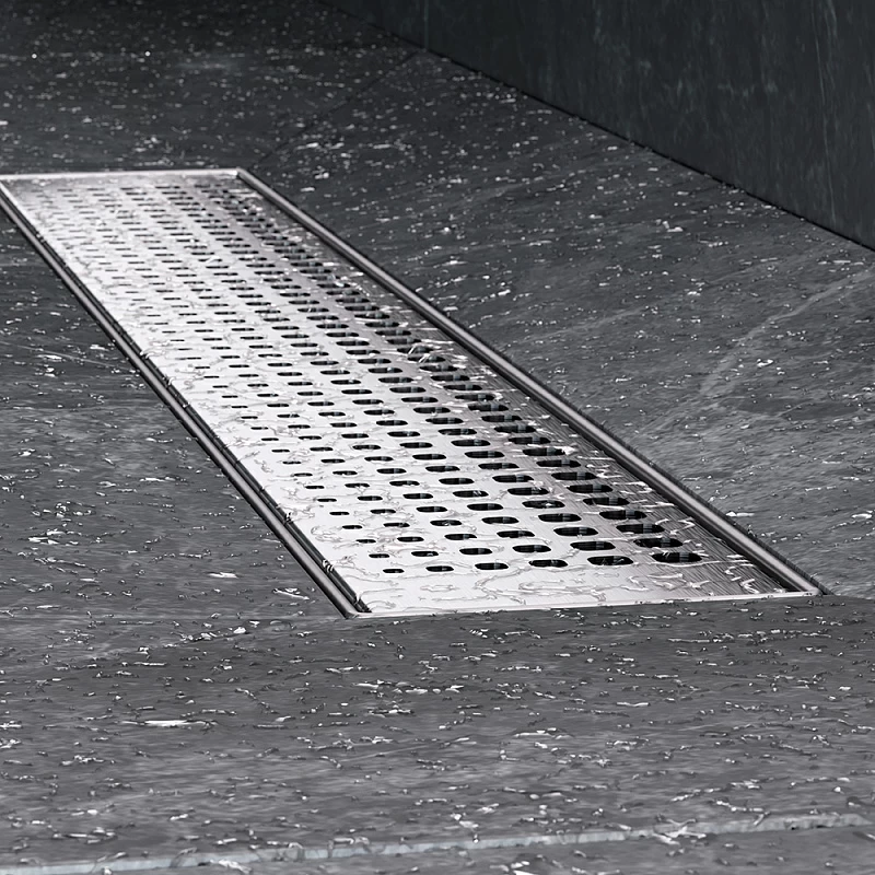 Душевой трап (лоток) 50 AM.PM MasterFlow W01SC-P11-050-01SB комбинированный затвор со стальной матовой решеткой