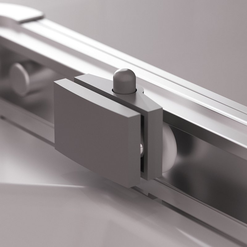 Душевое ограждение без поддона 120x90 AM.PM Above W9XG-403-12090-MT профиль серебристый