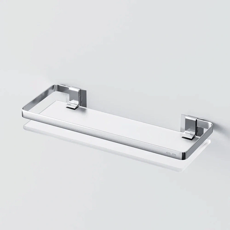 Полка в ванную AM.PM Sense L A7455100 серебристый металл, стекло