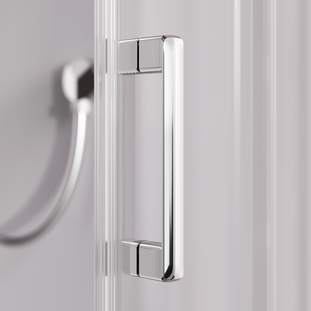 Душевая кабина 120x90 см, прямоугольная, без гидромассажа Above W9XC-403-12090MT, Хром, белый, прозрачное