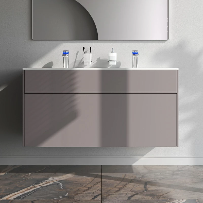Тумба под раковину 120 AM.PM Inspire 2.0 M50AFHX1203EGM подвесная серая матовая