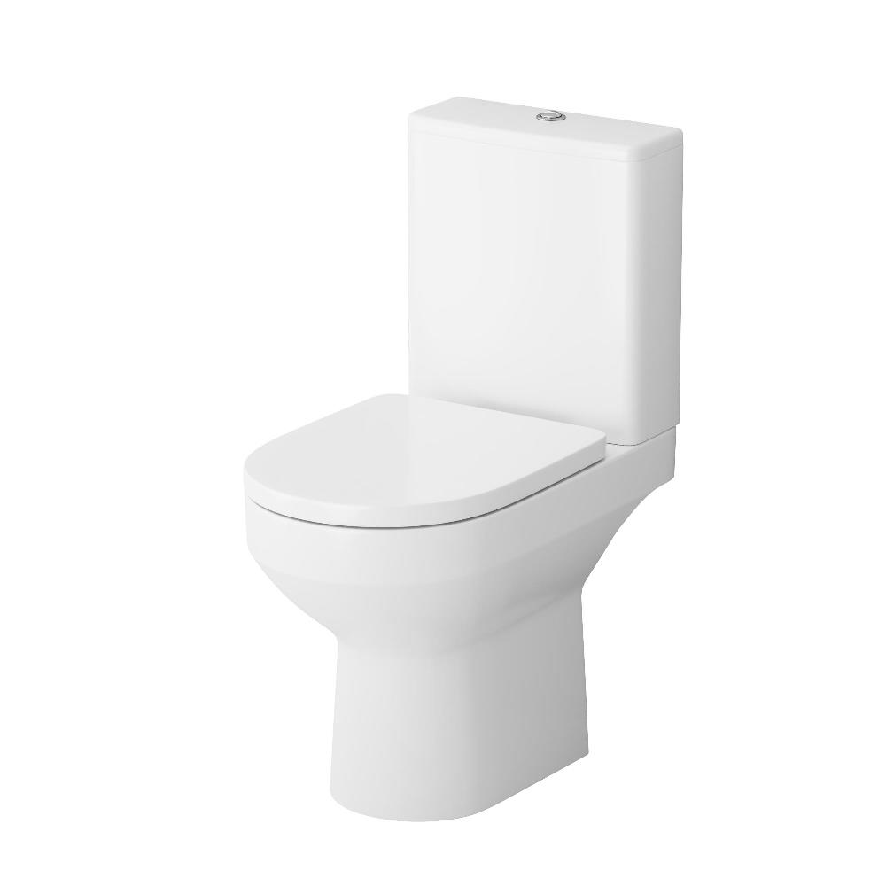 Набор унитаз-компакт с гигиеническим душем Spirit V2.0 CK70C1804W, Белый; хром