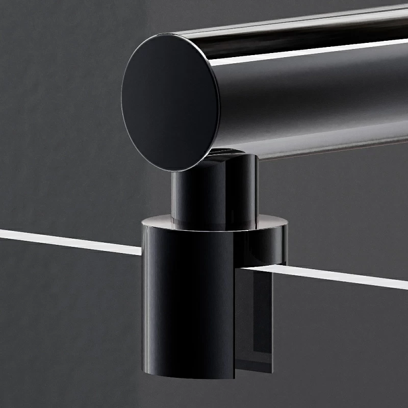 Душевая перегородка 110x195 AM.PM X-Joy W94WI-110-F1-MTE прозрачное стекло, профиль хром