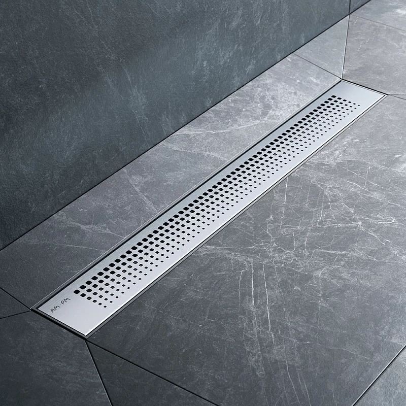 Душевой трап (лоток) 60 AM.PM PrimeFlow W02SC-P11-060-01SB комбинированный затвор со стальной матовой решеткой