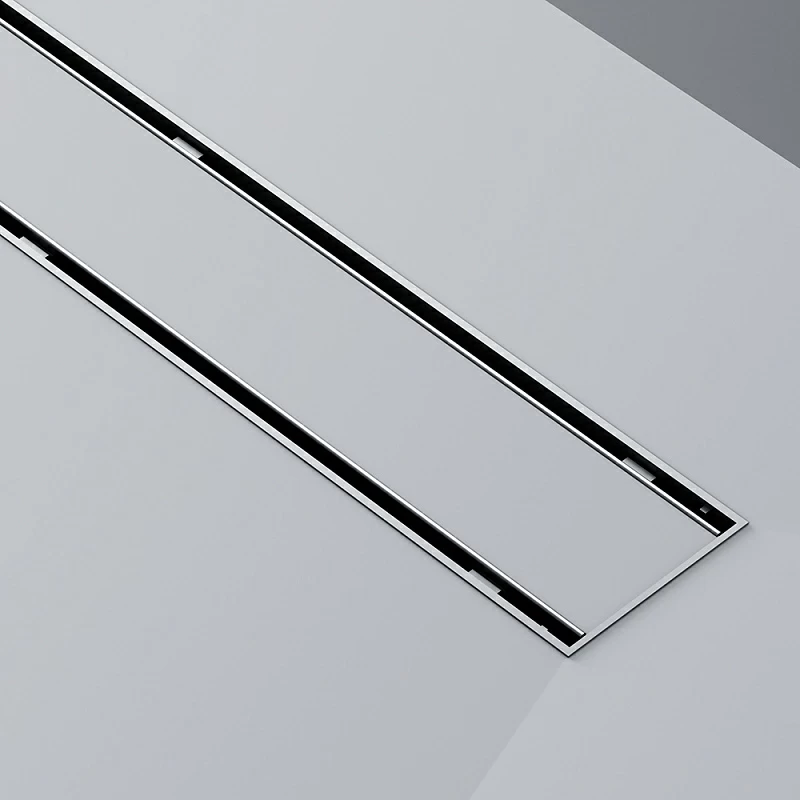 Душевой трап (лоток) 90 AM.PM PrimeFlow W02SC-U11-090-04SB комбинированный затвор со стальной матовой решеткой под плитку