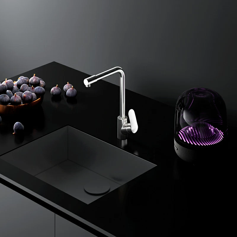 Смеситель для кухни AM.PM Like F8005711 высокий с каналом питьевой воды, сатин