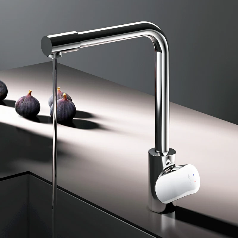 Смеситель для кухни AM.PM Like F8005700 высокий с каналом питьевой воды, хром