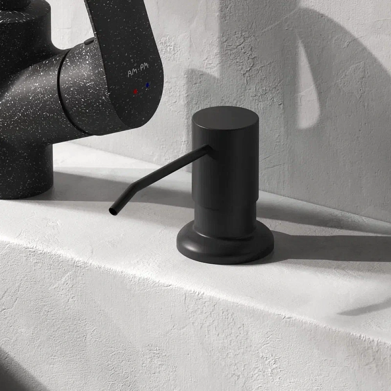 Дозатор для моющего средства AM.PM X-Joy A8437122 встраиваемый, черный