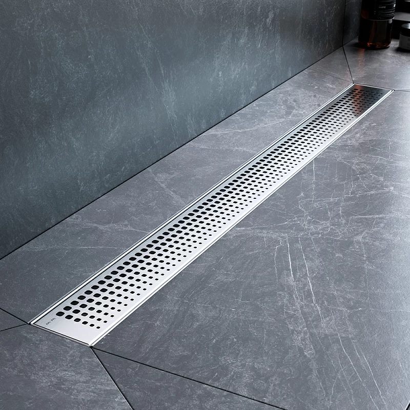 Душевой трап (лоток) 80 AM.PM MasterFlow W01SC-P11-080-01SB комбинированный затвор со стальной матовой решеткой