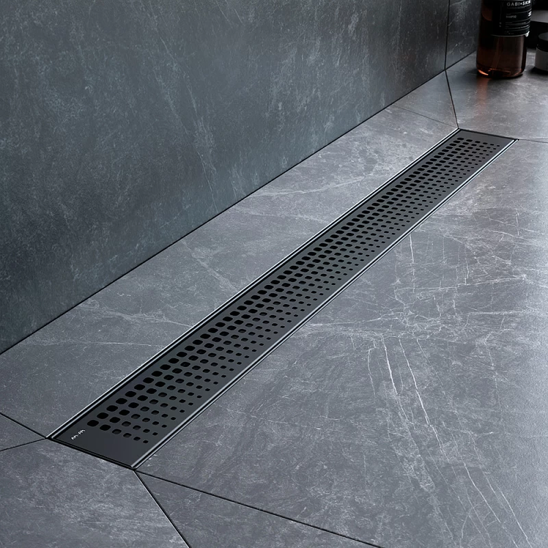 Душевой трап (лоток) 70 AM.PM MasterFlow W01SC-P11-070-01BM комбинированный затвор с черной матовой решеткой