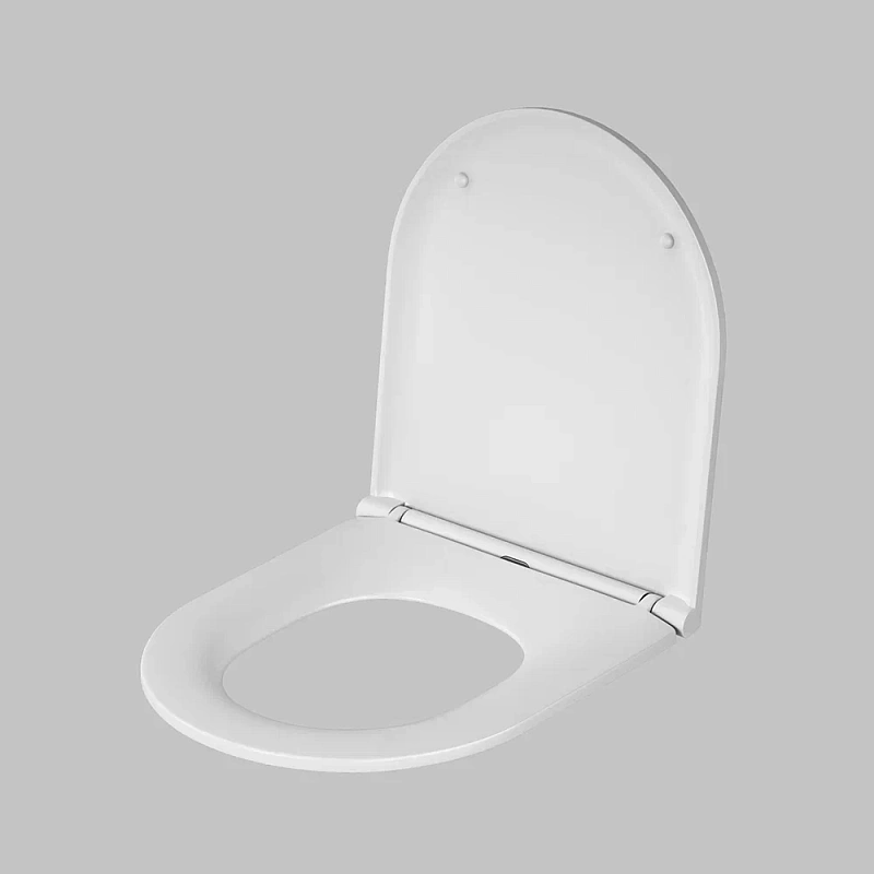 Сиденье (крышка) для унитаза AM.PM Spirit 2.0 C707857WH с микролифтом, дюропласт, белое