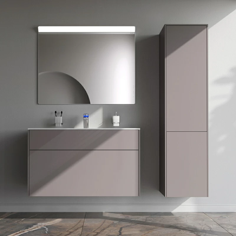 Тумба под раковину 100 AM.PM Inspire 2.0 M50AFHX1003EGM подвесная серая матовая