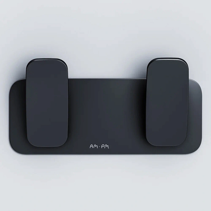 Крючки для полотенец AM.PM Inspire 2.0 A50A35622 черный, 2 шт на планке