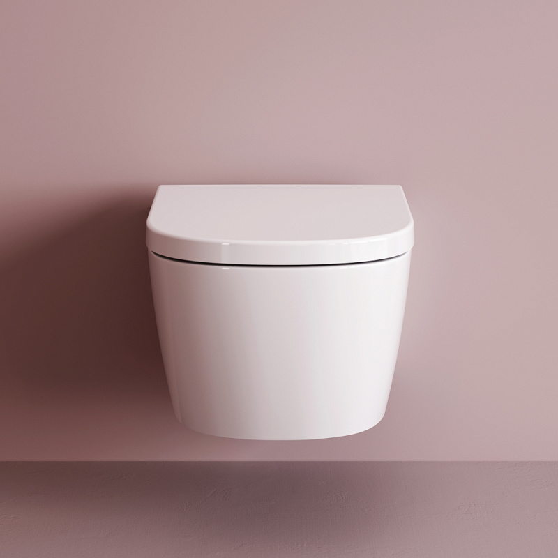 Унитаз подвесной AM.PM Libre C601901SC торнадо безободковый с сиденьем микролифт, белый