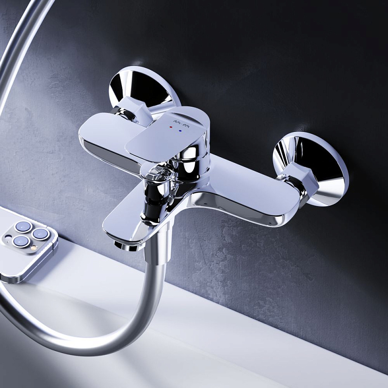 Смеситель для ванны и душа AM.PM Force F9F10000 хром