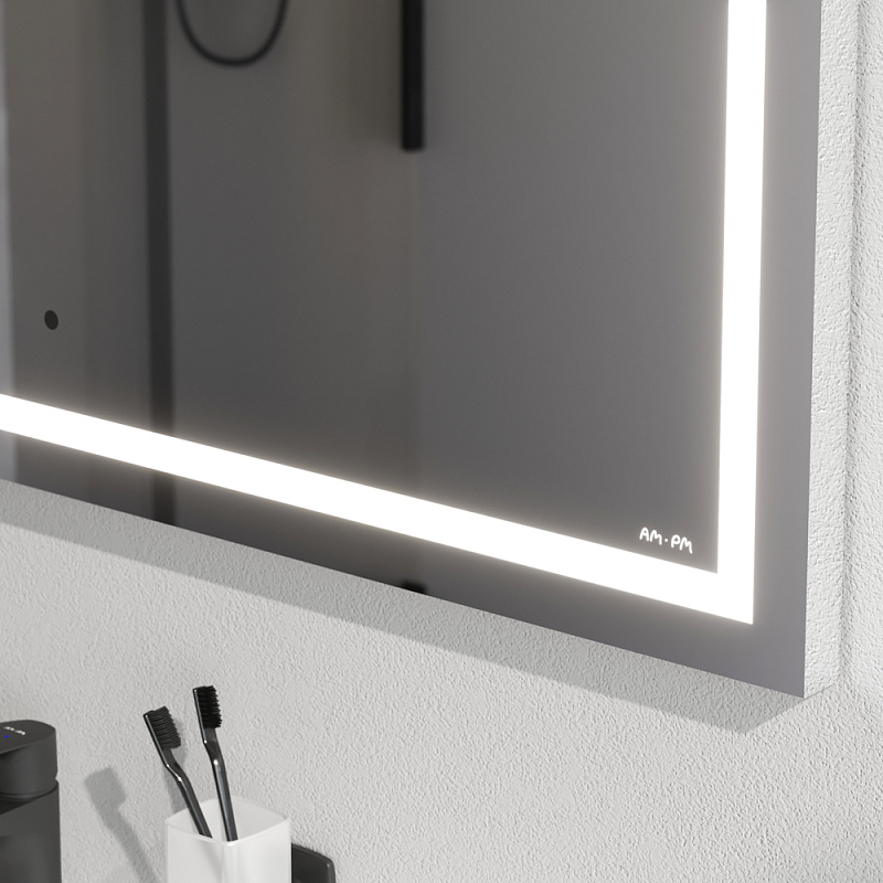 Зеркало с подсветкой в ванную прямоугольное 100 AM.PM Gem M91AMOX1001WG сенсорное