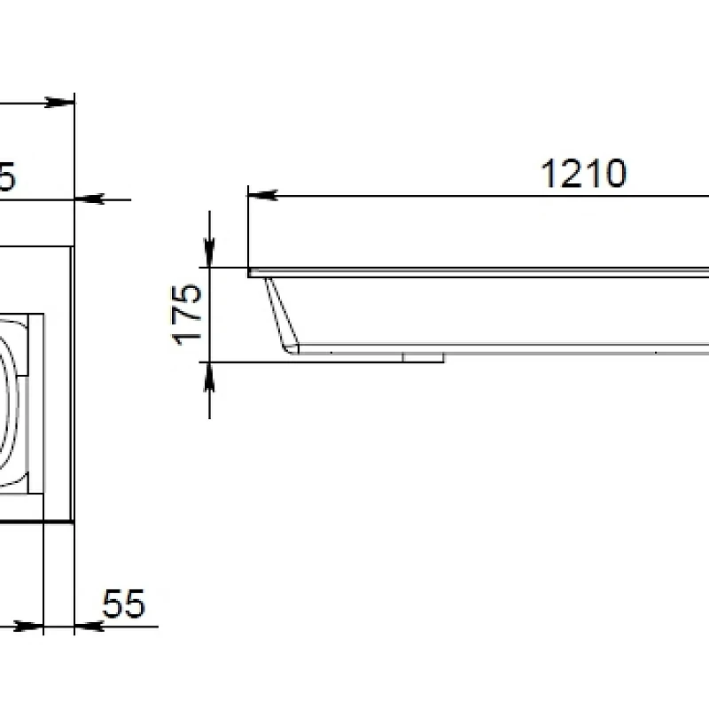 Раковина мебельная 120 AM.PM Spirit 2.0 M70AWCD1202WG белая встраиваемая