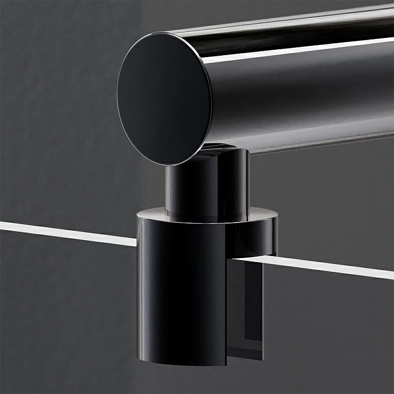 Душевая перегородка 90x195 AM.PM X-Joy W94UWI-90-F1-MTE прозрачное стекло, профиль серебристый