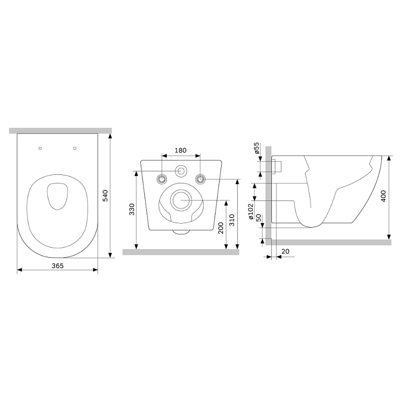 Унитаз подвесной AM.PM Libre C601901SC торнадо безободковый с сиденьем микролифт, белый