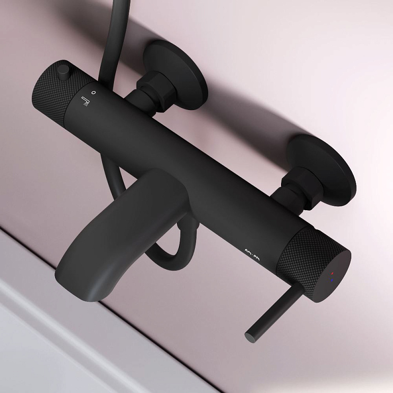 Смеситель для ванны и душа AM.PM Libre F6010022 черный