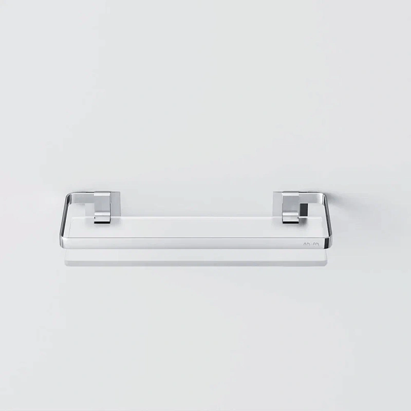 Полка в ванную AM.PM Sense L A7455100 серебристый металл, стекло