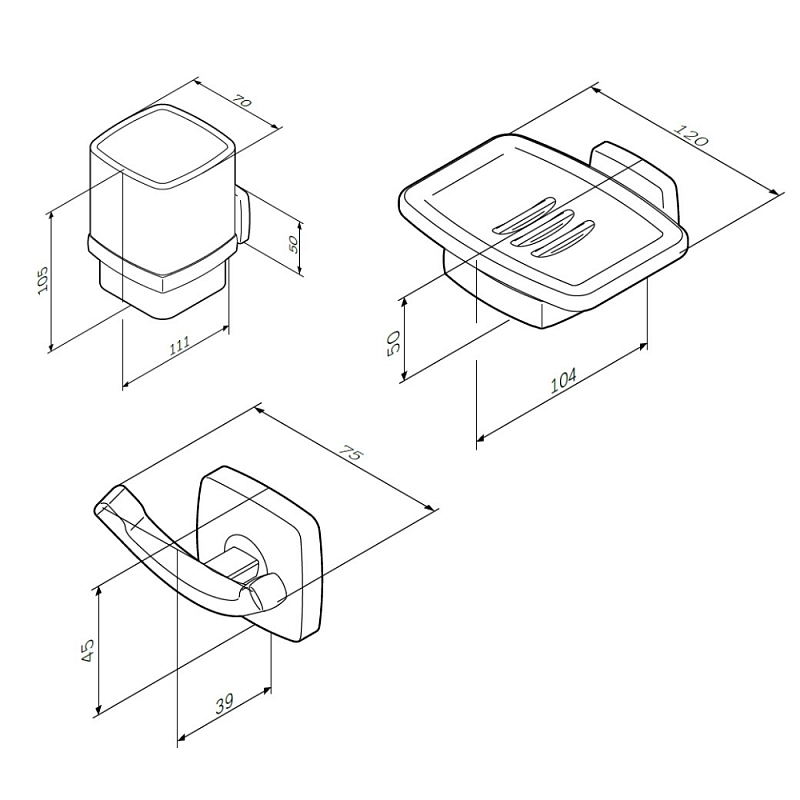 Секция мебели для ванной AM.PM Gem S BK91GF