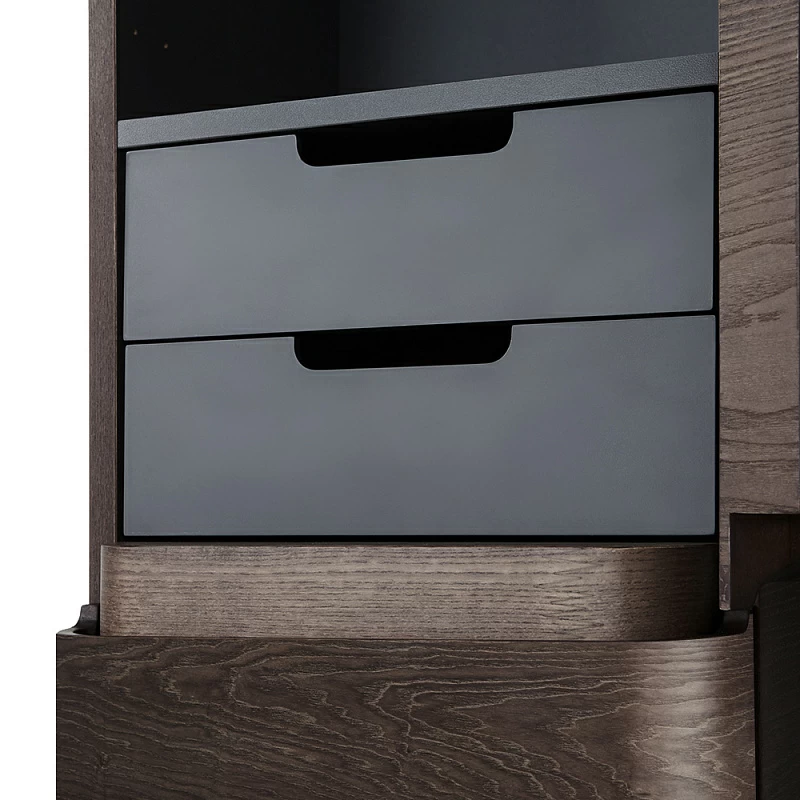 Шкаф-пенал для ванной 40 AM.PM Sensation M30CHR0406TF навесной правый табачный дуб