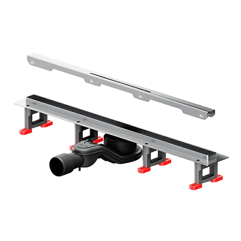 Душевой трап (лоток) 60 AM.PM MasterFlow Slim W01SC-S11-060-05SB комбинированный затвор со стальной матовой решеткой