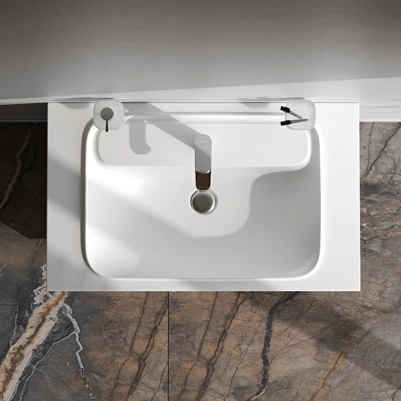 Тумба под раковину 80 AM.PM Func M8FFUX0802WM белая матовая