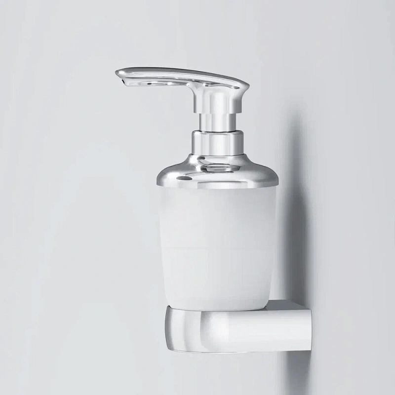 Дозатор для мыла настенный стеклянный AM.PM Sensation A3036900 хром