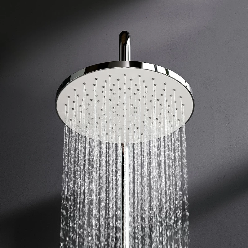 Душевая система AM.PM X-Joy F0785A700 стойка с тропическим душем, смесителем, изливом, хром