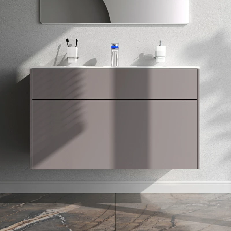 Тумба под раковину 100 AM.PM Inspire 2.0 M50AFHX1003EGM подвесная серая матовая