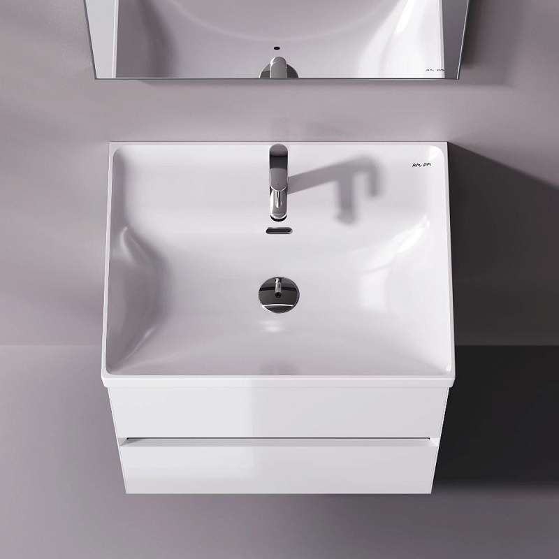 Раковина мебельная 60 AM.PM Above M9XWCC0600WG белая встраиваемая
