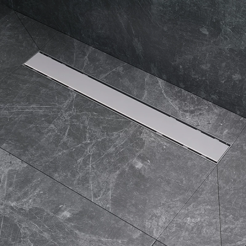 Душевой трап (лоток) 60 AM.PM PrimeFlow W02SC-U11-060-04SB комбинированный затвор со стальной матовой решеткой под плитку