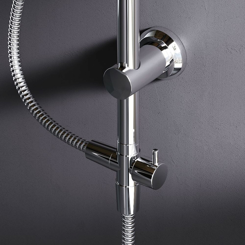 Душевая система AM.PM Crave F079C000 стойка с тропическим душем, хром