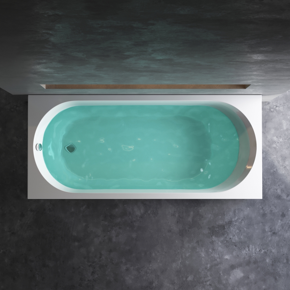 Ванна акриловая 180х80 см X-Joy W94A-180-080W-A, Белый