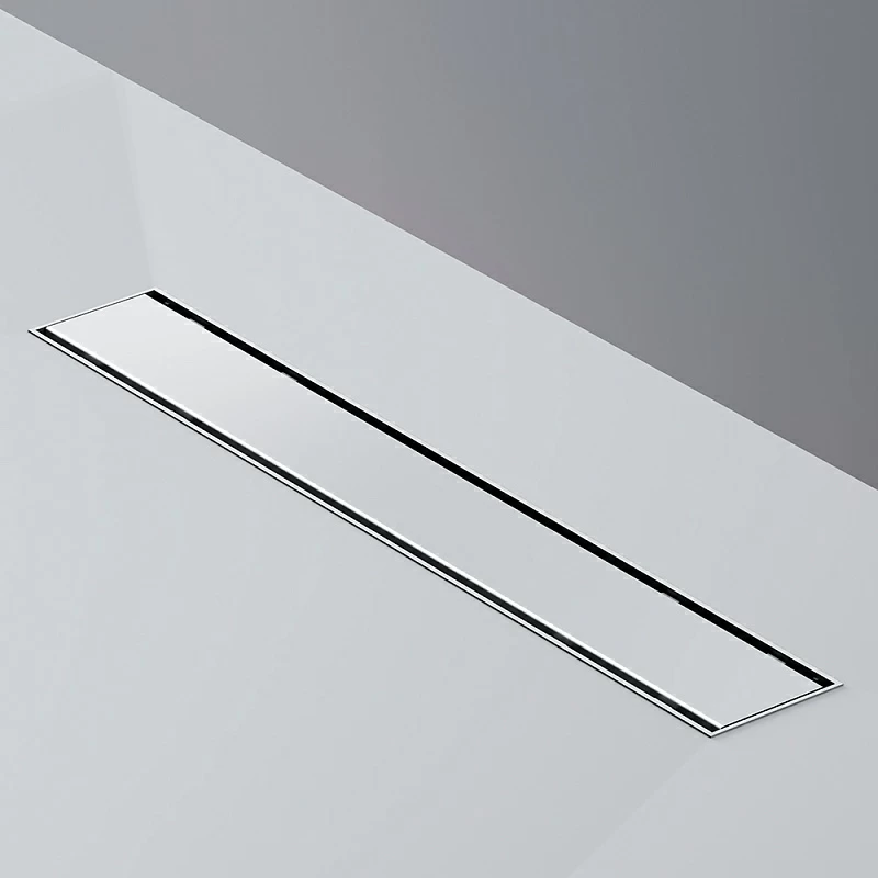 Душевой трап (лоток) 50 AM.PM PrimeFlow W02SC-U11-050-04SB комбинированный затвор со стальной матовой решеткой под плитку