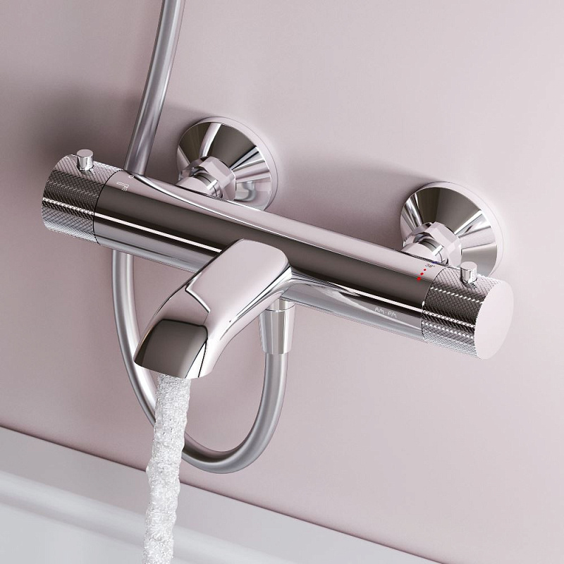 Смеситель для ванны и душа AM.PM Libre F6050000 термостат хром