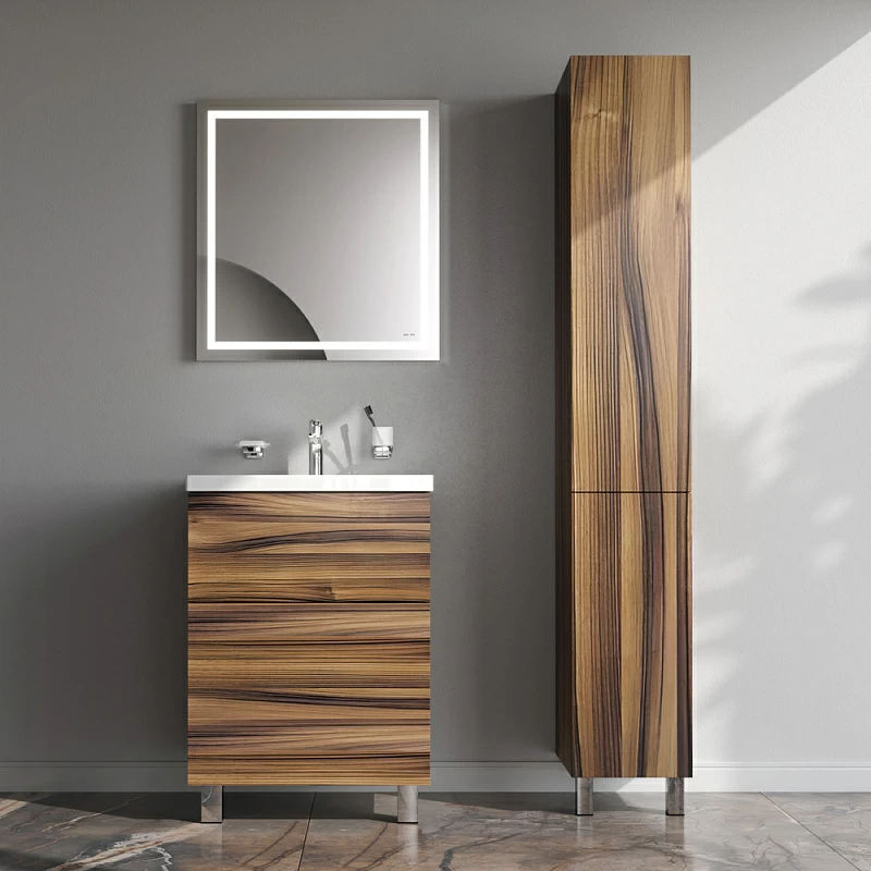 Тумба под раковину 60 AM,PM Gem M90FSX0602HF напольная под дерево орех