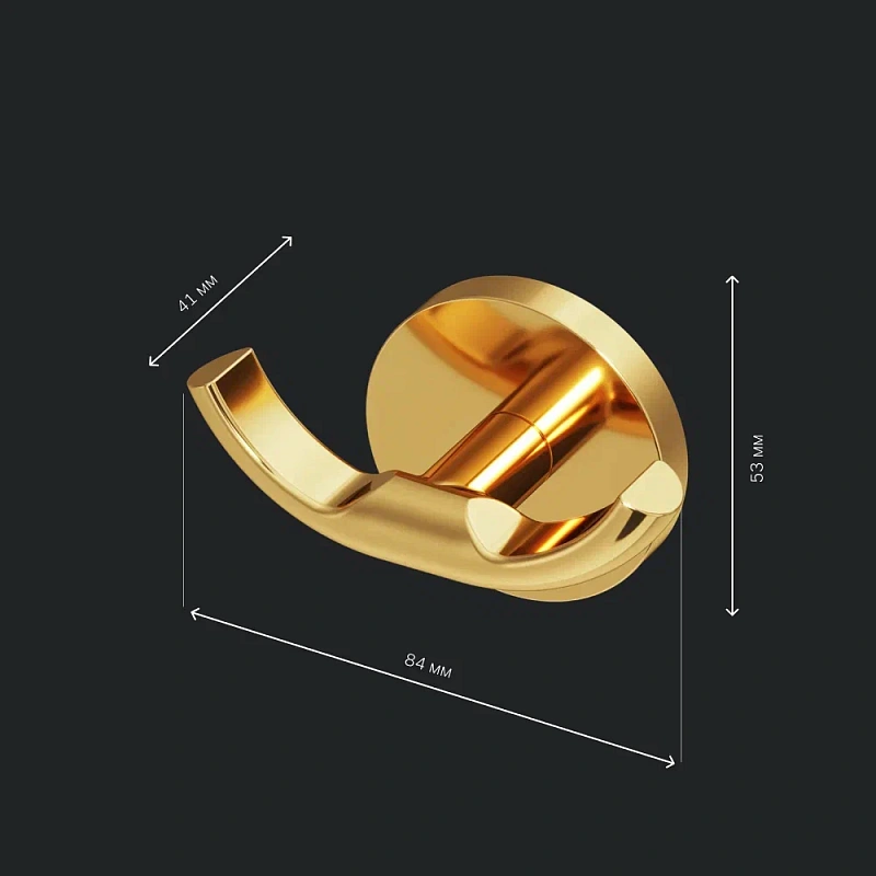 Крючок для полотенец двойной AM.PM X-Joy A85A35699 золото