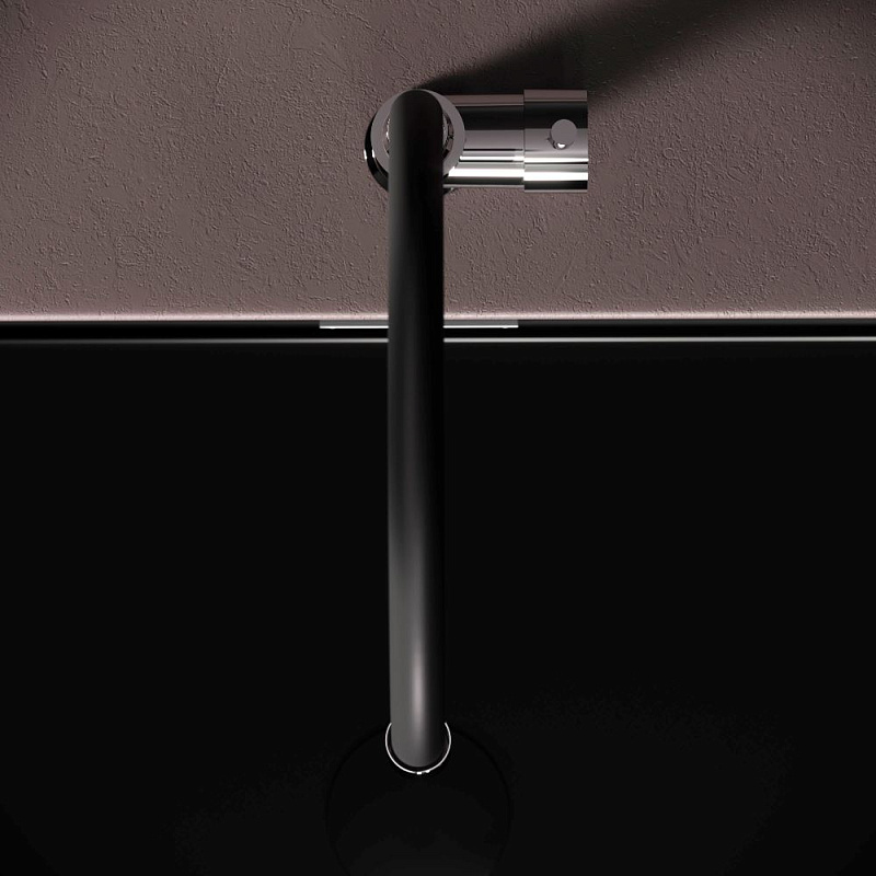 Смеситель для кухни AM.PM X-Joy S F85B07602 высокий, хром, с черным гибким изливом