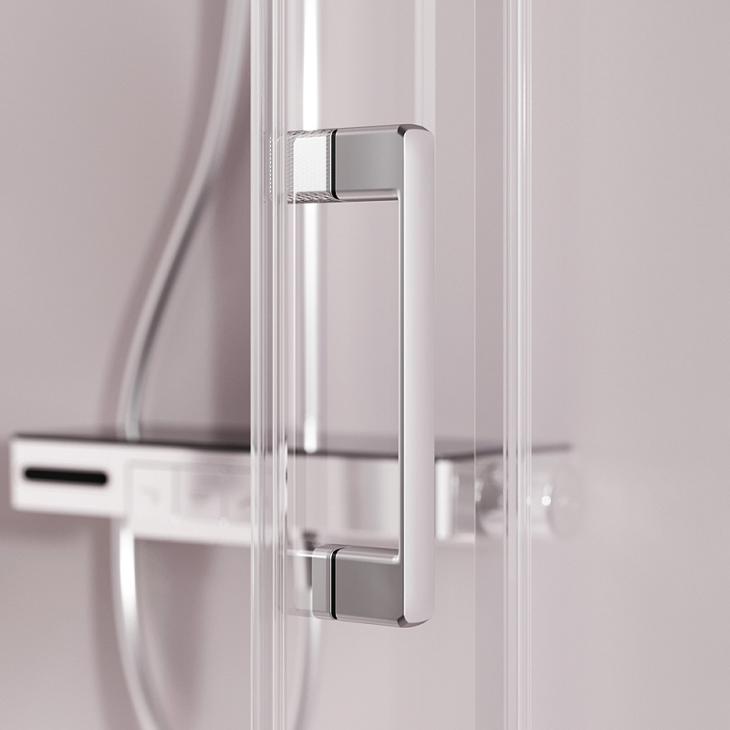 Душевое ограждение без поддона 120x90 AM.PM Above W9XG-403-12090-MT профиль серебристый