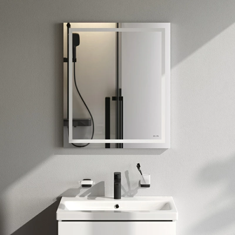 Зеркало с подсветкой в ванную прямоугольное 60 AM.PM Gem M91AMOX0601WG сенсорное