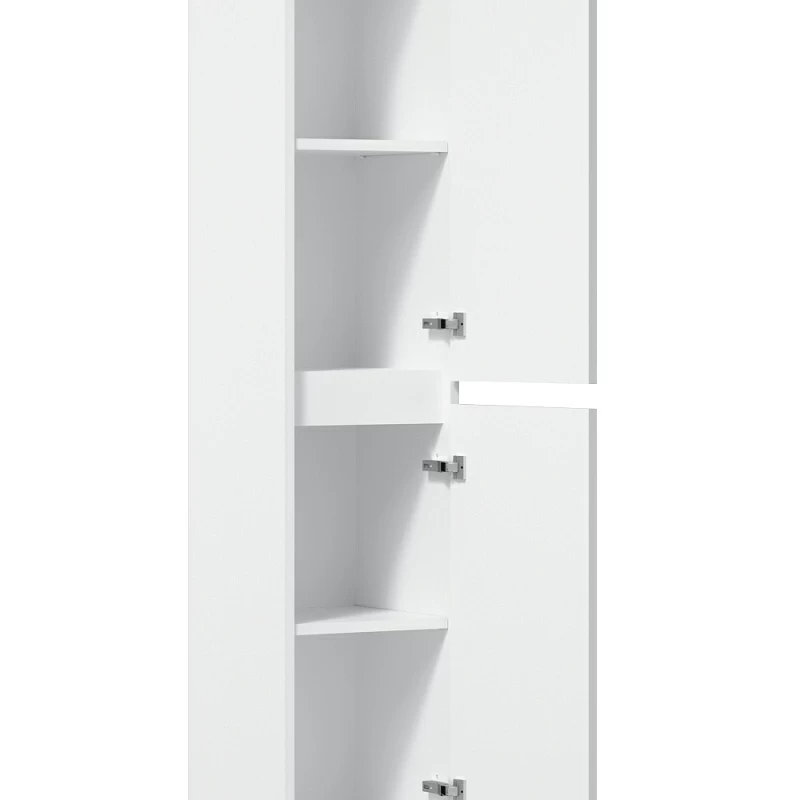 Шкаф-пенал для ванной 30 AM.PM Gem S M91CSR0306WG напольный правый белый глянец